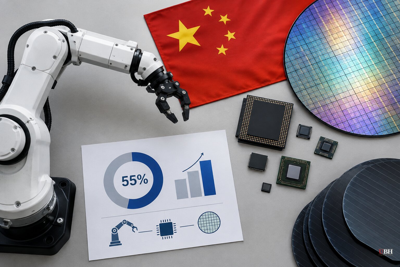 China Now Builds Most of Its Own Factory Robots and Chips, IFR and Industry Data Show