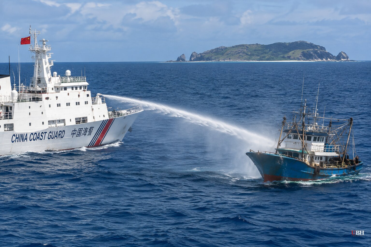 China Says Taiwan Must 'Bear the Consequences' of Water Cannon Use Near Pratas Islands