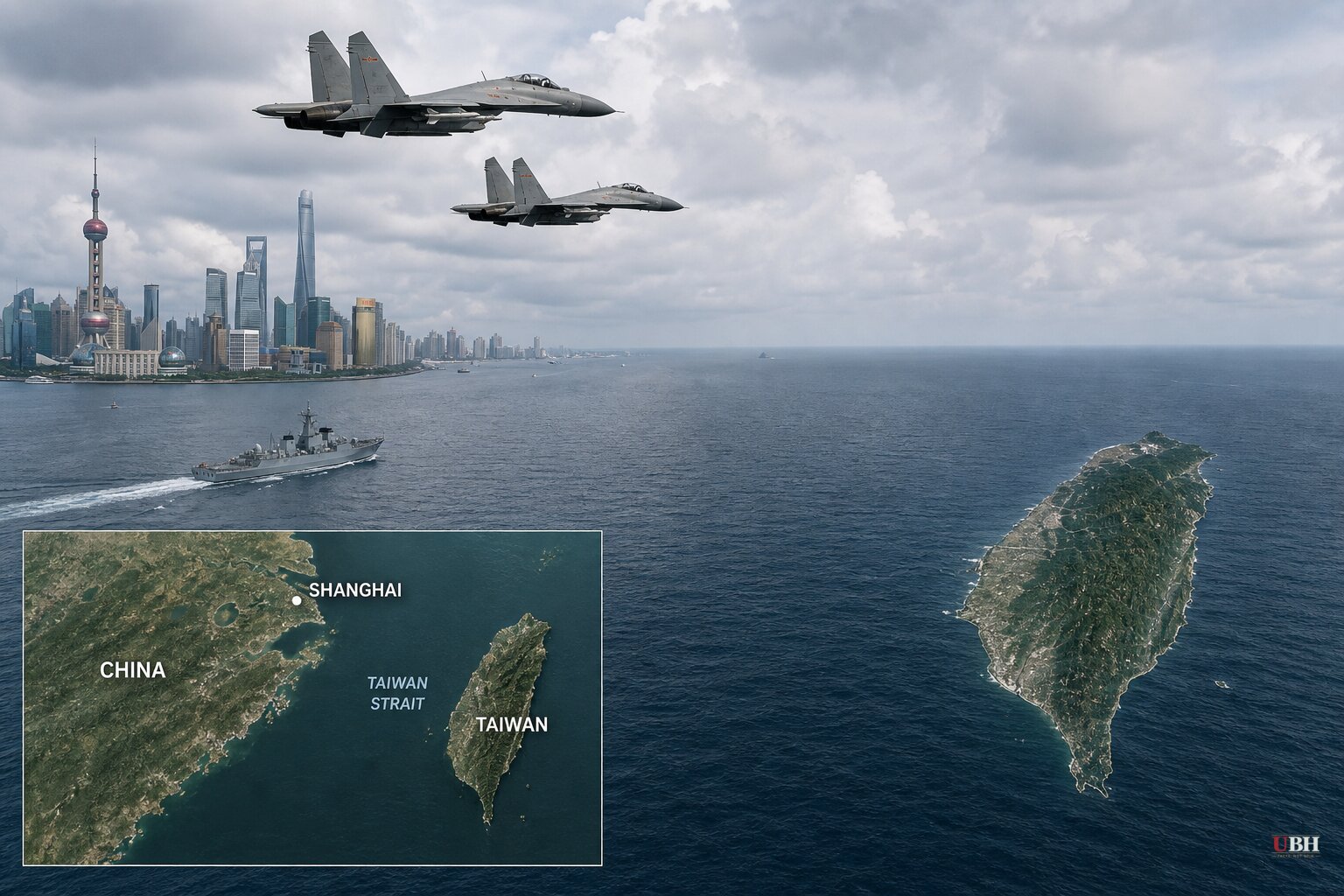 China Squeezes Taiwan With Jets, Cables and Propaganda While Skipping a Declared Invasion