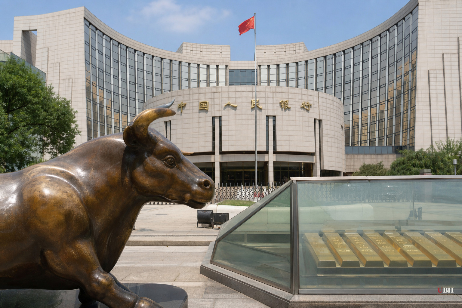 China's Bond Yields Fall as Beijing Signals Looser Money, Gold Bets Rise