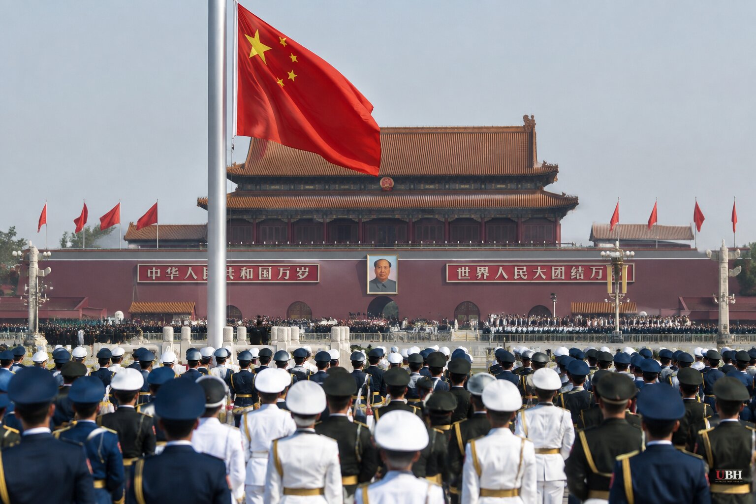 China's Communist Party Marks 77 Years in Power With Tiananmen Flag Ceremony, South China Sea Claims