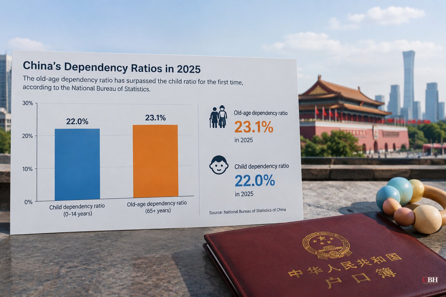 China's Elderly Dependency Ratio Passes Child Ratio for First Time, Government Data Show