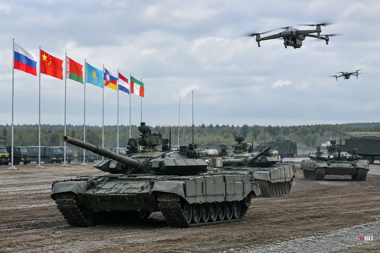 China's Military Joins Russia's Largest War Games Since Ukraine Invasion, Drills Wrap With Tank, Drone Tech on Display