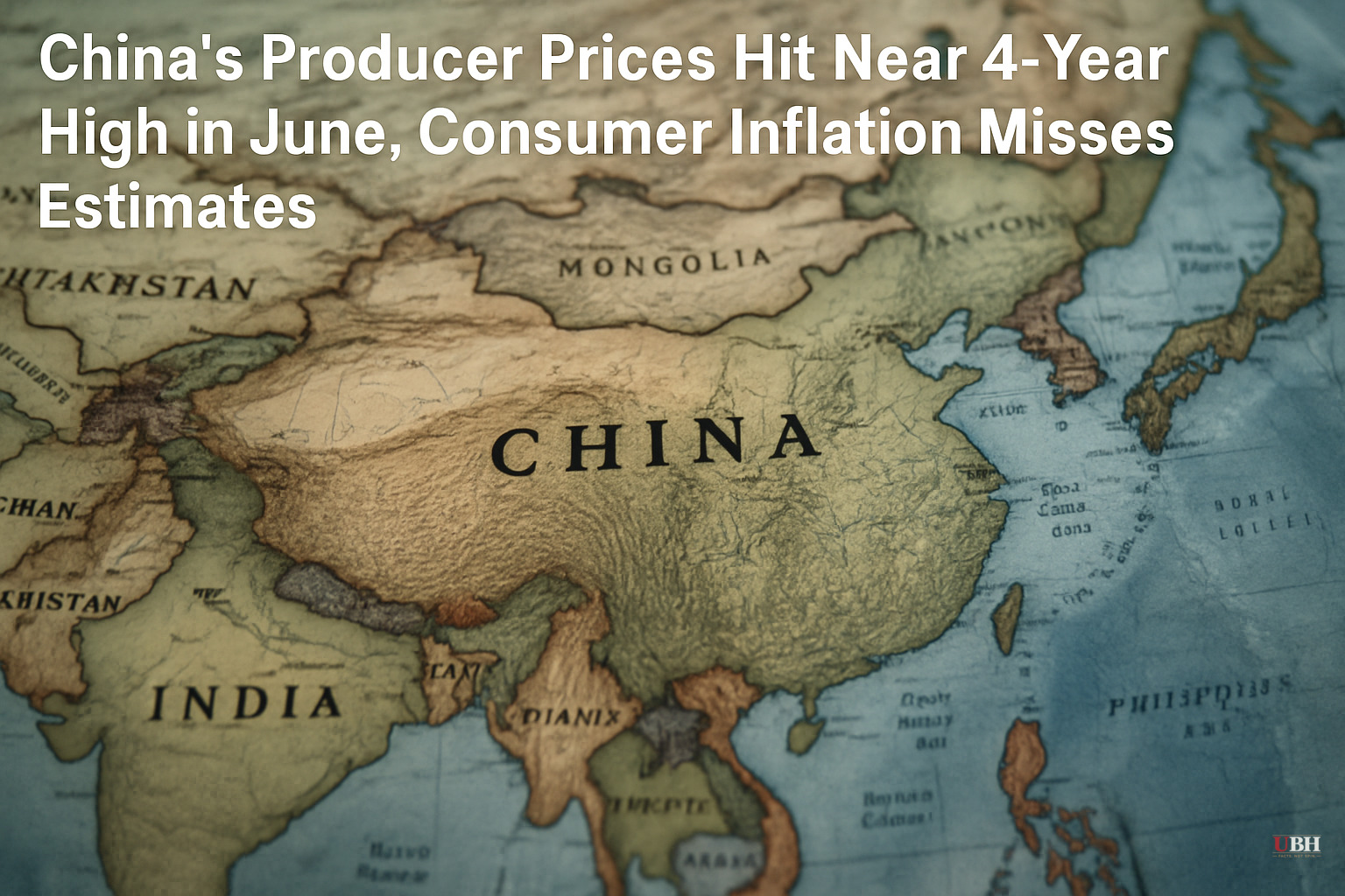 China's Producer Prices Hit Near 4-Year High in June, Consumer Inflation Misses Estimates