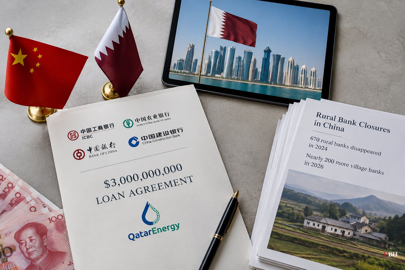 China's State Banks Lend $3 Billion to Qatar While Hundreds of Rural Lenders Disappear at Home