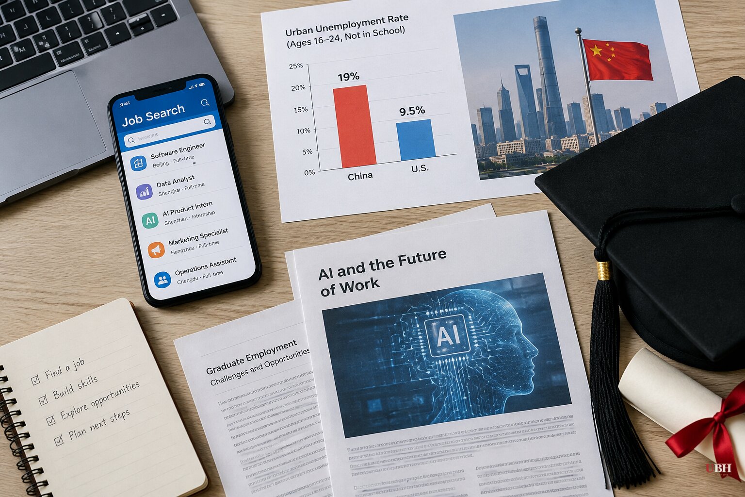 China's Youth Jobless Rate Is About 19% as Layoffs and AI Squeeze a Generation of Graduates