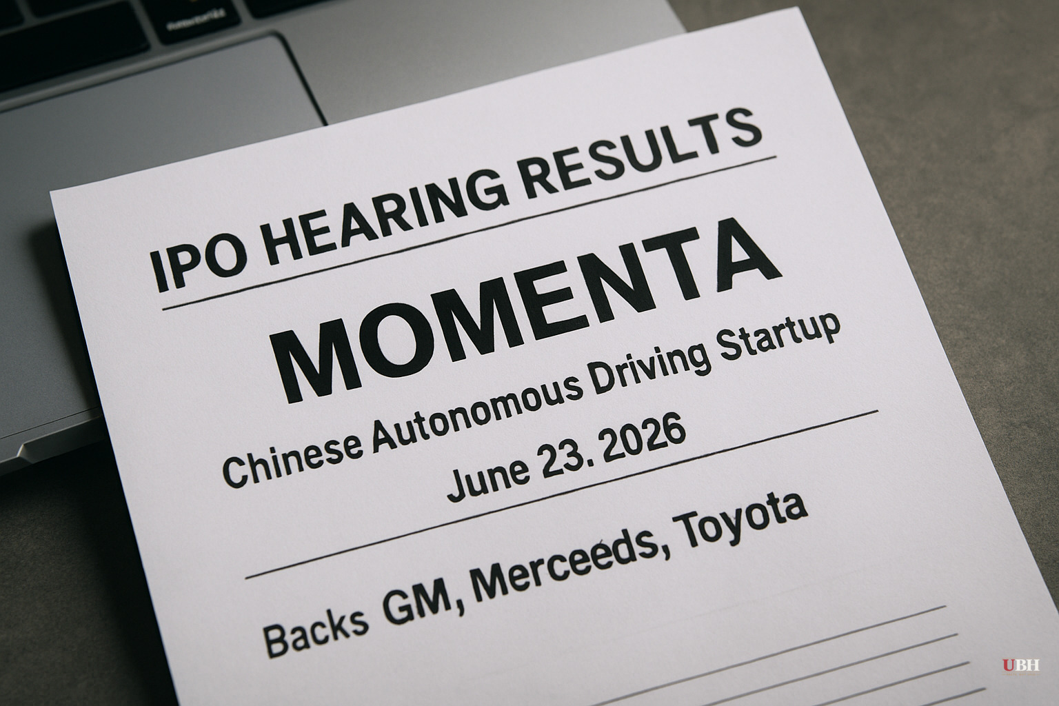 Chinese Autonomous Driving Startup Momenta Clears Hong Kong IPO Hearing, Backed by GM, Mercedes, and Toyota