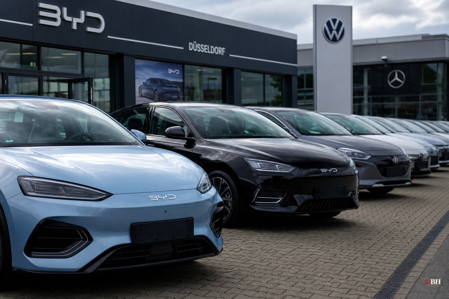 Chinese EVs Hit Record 14.2% Share of Europe's Electric Car Market as German Automakers Post Steep Profit Drops