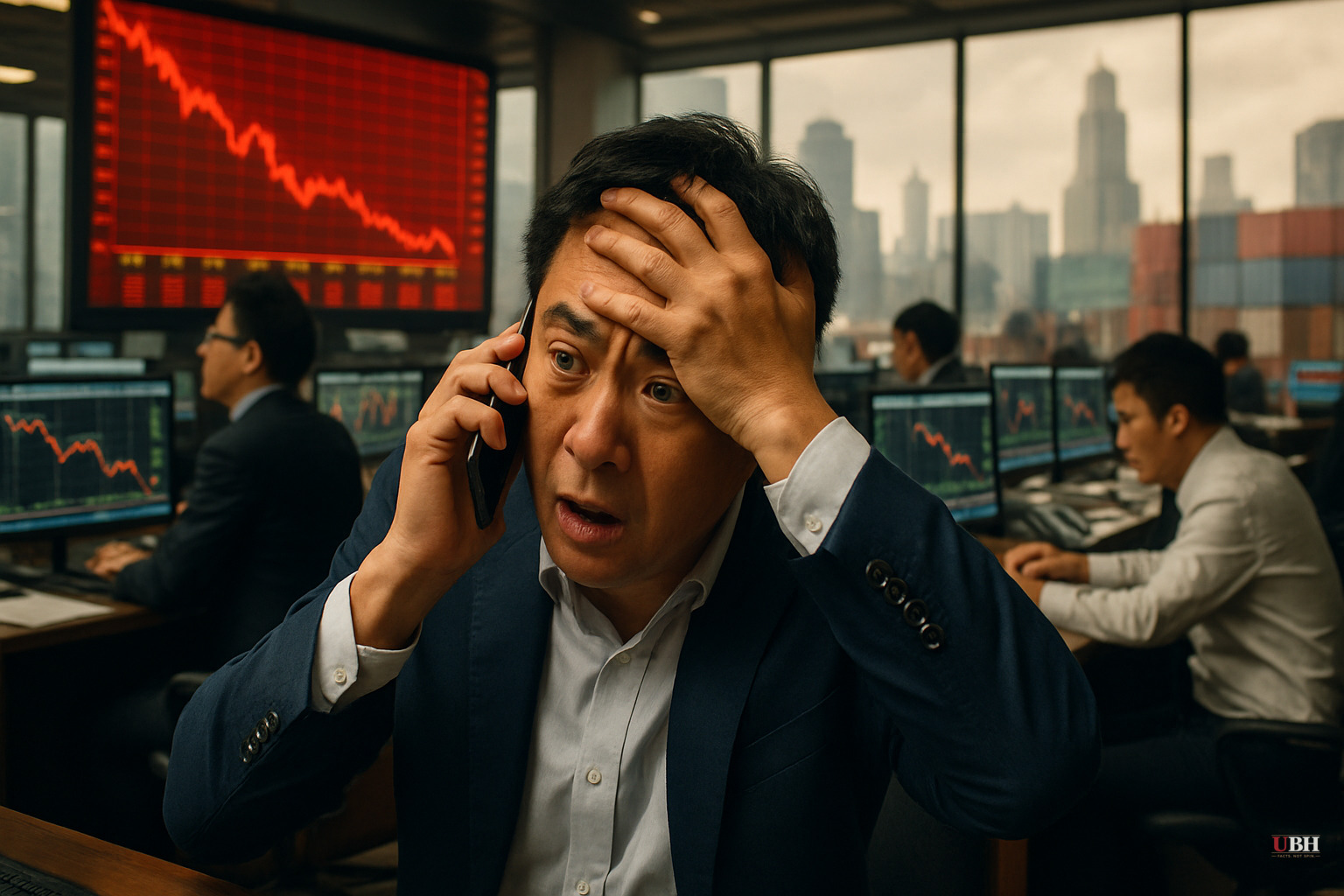 Chinese Investors Dump U.S. Stocks and Scramble for Exits After Beijing Hits Three Brokers With $330 Million in Fines