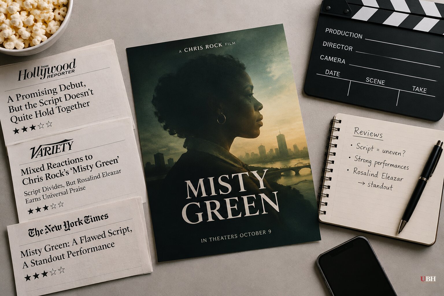 Chris Rock's 'Misty Green' Opens Friday. Reviews Split on the Script, Agree on Rosalind Eleazar