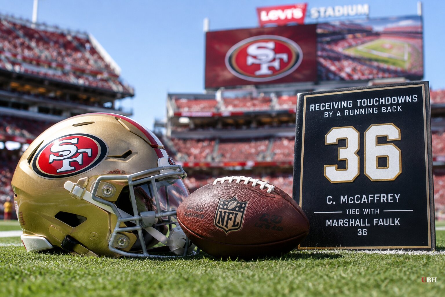 Christian McCaffrey One Catch Away From NFL Receiving TD Record as 49ers Host Broncos Today