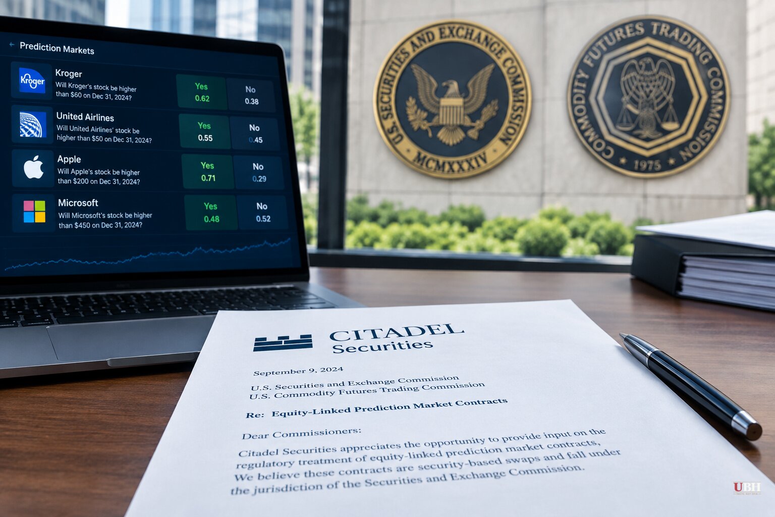 Citadel Securities Tells SEC and CFTC: Equity-Linked Betting Contracts Belong Under Our Roof