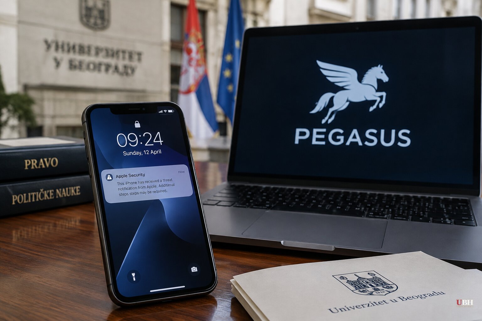 Citizen Lab Finds Pegasus Spyware on Belgrade University Rector's iPhone Days Before Serbia's Vote
