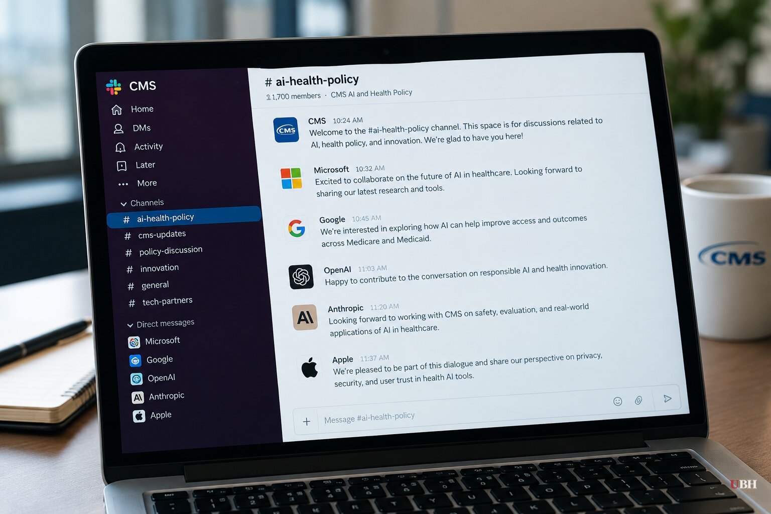 CMS-Run Slack Group of 1,700 Gave AI and Tech Firms Direct Line to Health Officials, KFF Health News Finds
