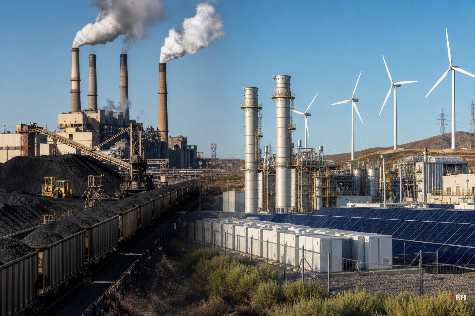 Coal Went From 46% of U.S. Power in 1950 to 17% in 2025. Natural Gas and Renewables Now Run the Grid