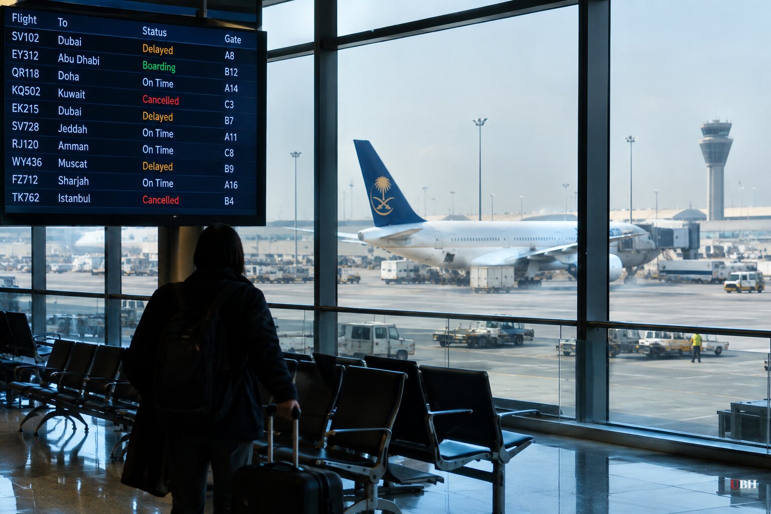 Coalition Puts Riyadh Airport Attack Toll at 17 Dead as IMF Warns of Global Spillover and Banks Send Saudi Staff Home