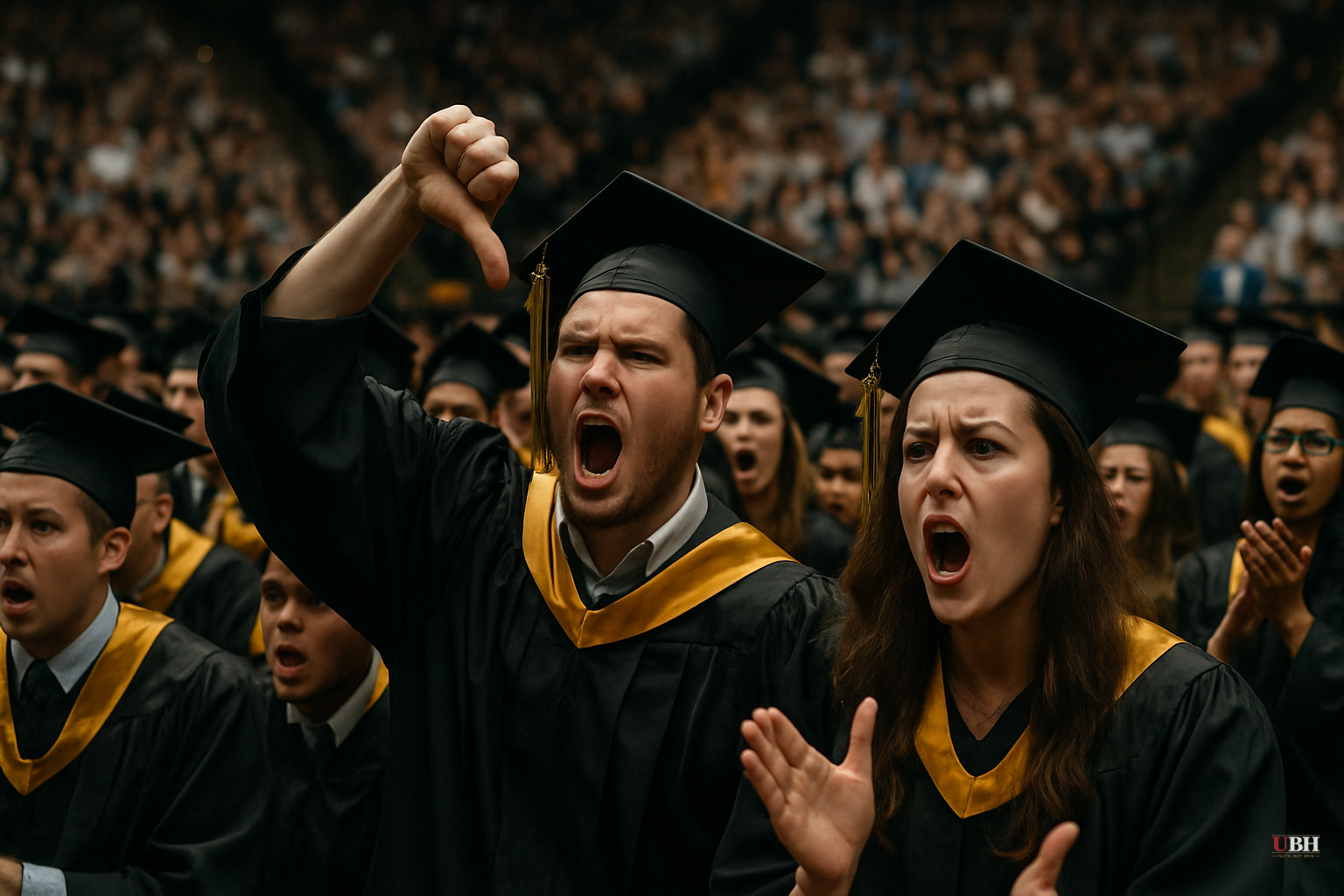 College Grads Are Booing AI at Graduation Ceremonies While Google's AI Chief Says Mass Tech Layoffs Are 'Dumb'