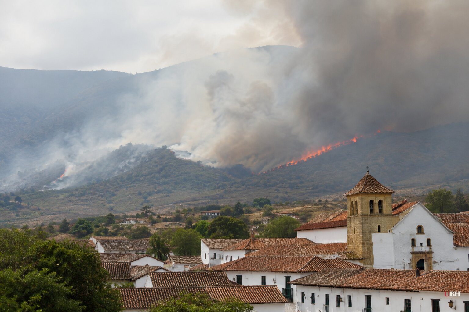 Colombia Declares Public Calamity as Wildfire Burns Toward Villa de Leyva, Nearly 20 Fires Active Nationwide