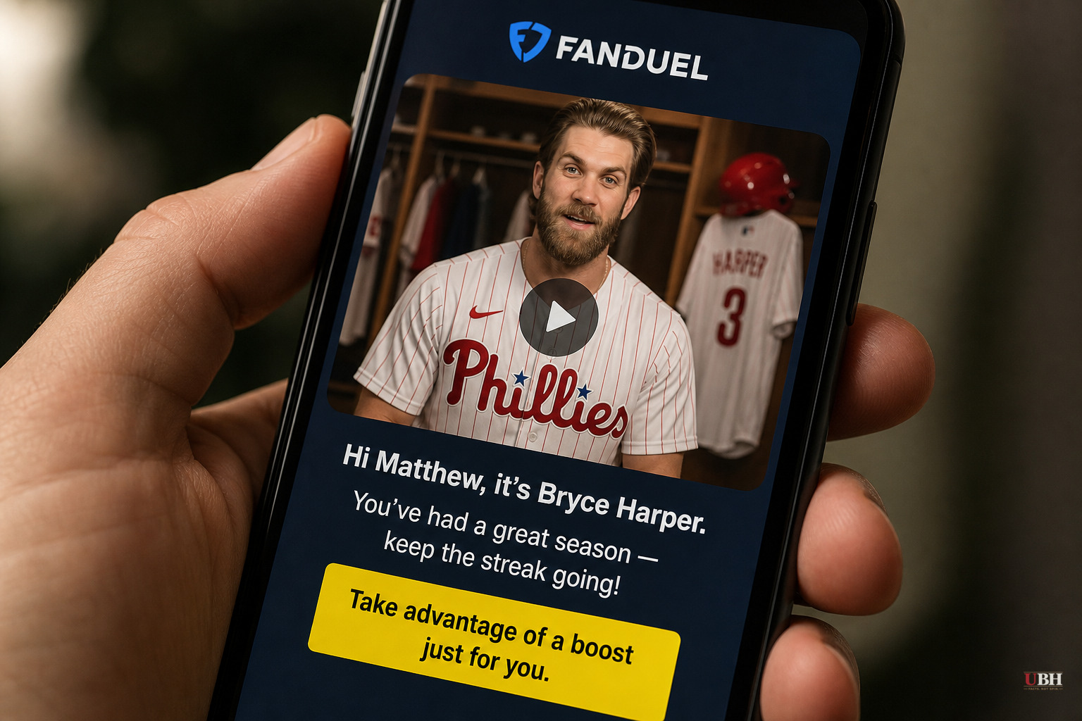 Congress Demands Answers From MLB After FanDuel Used Bryce Harper Video to Court Gambling Addict