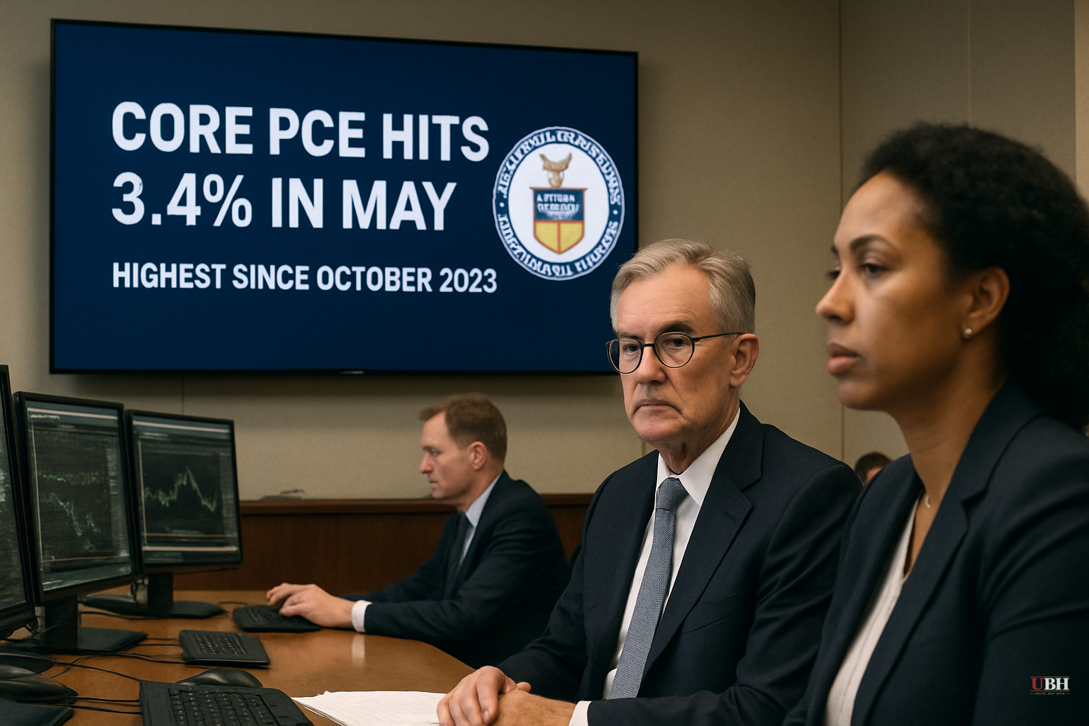 Core PCE Hits 3.4% in May, Highest Since October 2023. Fed Officials Signal No Rate Cuts Coming Soon.