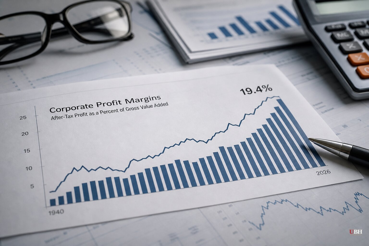 Corporate Profit Margins Hit 19.4%, Highest Since the 1940s, While GDP Grows Just 1.5%