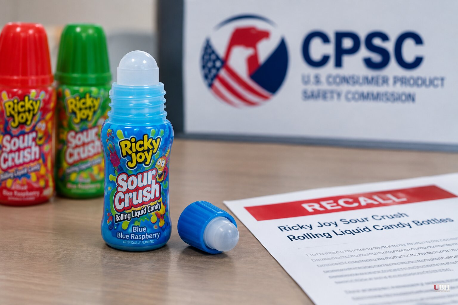 CPSC Recalls 2.3 Million Ricky Joy Sour Crush Candy Bottles Over Choking Risk