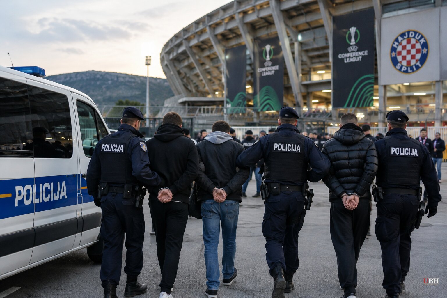 Croatian police arrest three over antisemitic chants before Hajduk Split-Ajax match