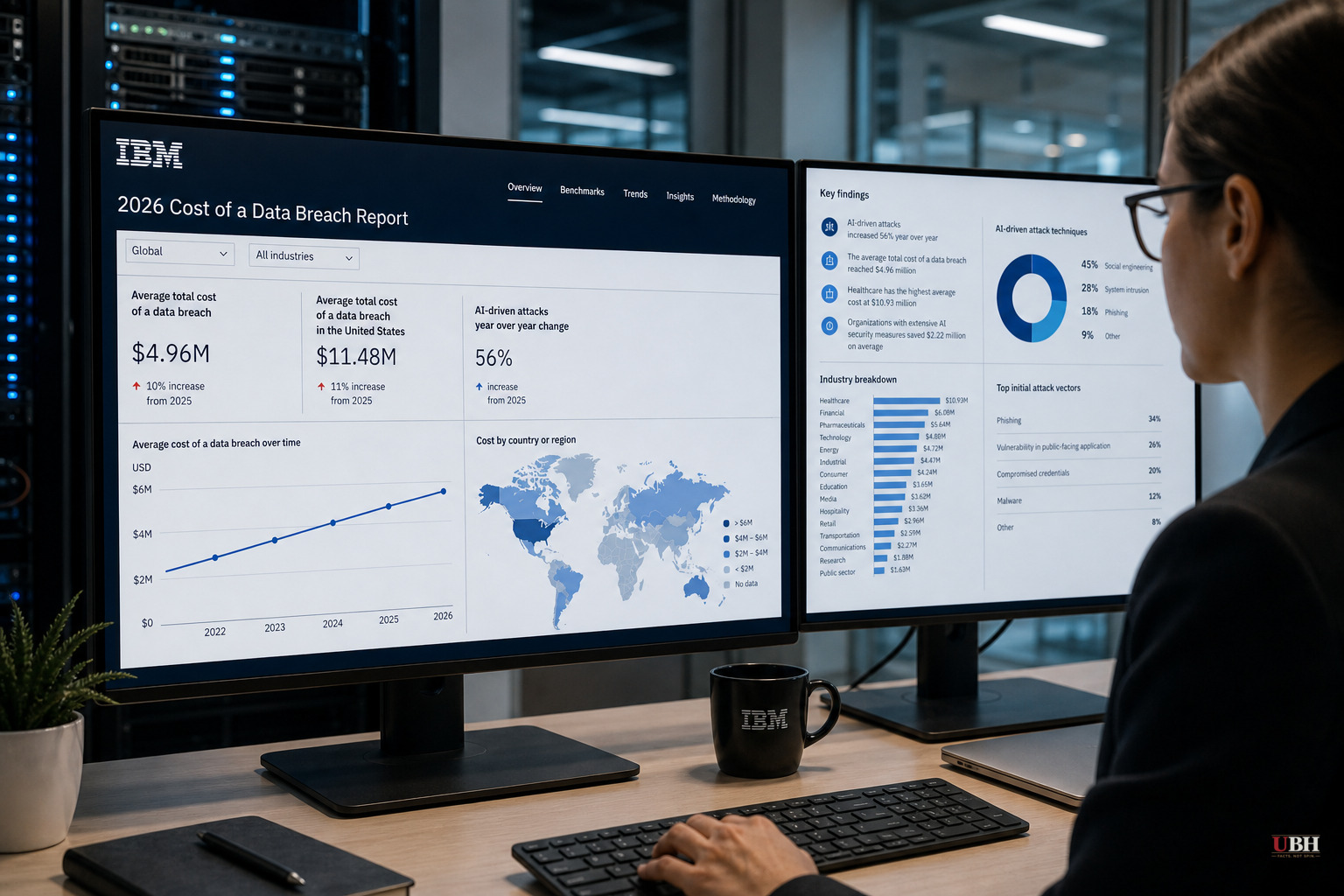 Data Breaches Now Cost $5 Million Average as AI Attacks Surge 56%, IBM Report Finds