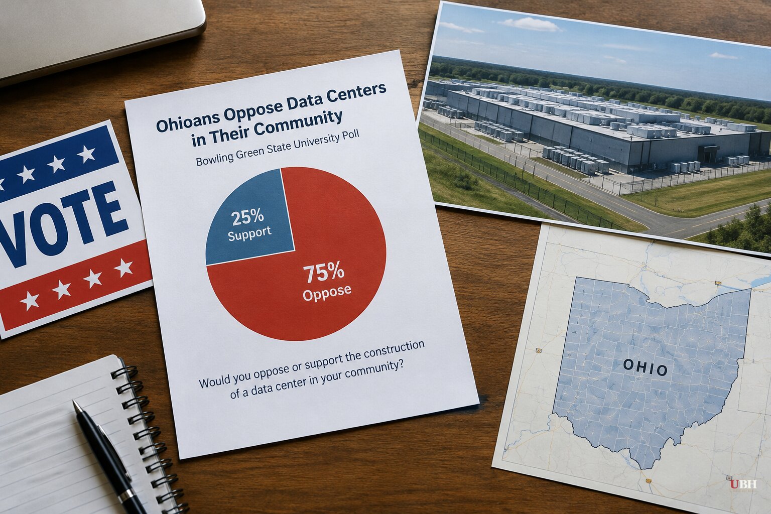 Data Centers Split Ohio Senate Race as Poll Finds 75% Oppose One in Their Community