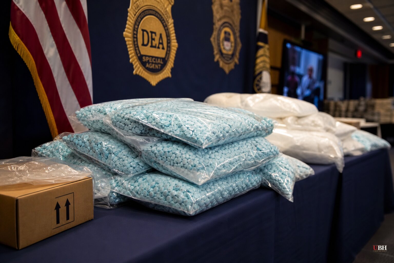 DEA Seized 47 Million Fentanyl-Laced Pills in 2025, Enough for 369 Million Lethal Doses