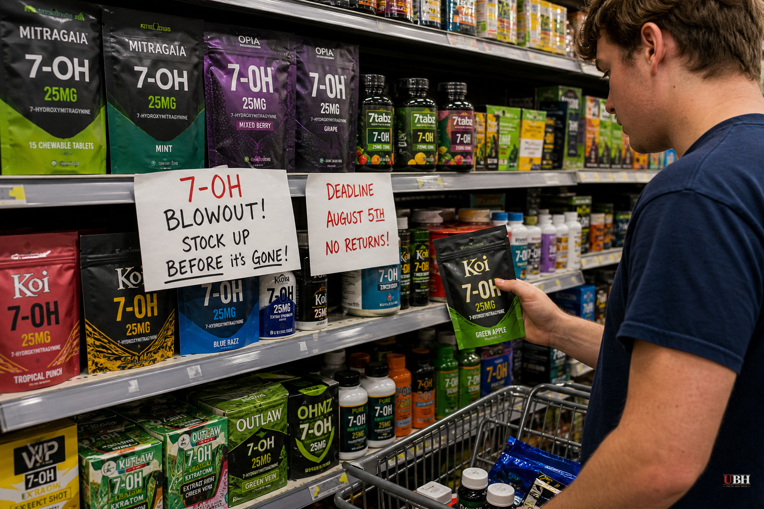 DEA's 7-OH Ban Triggers Panic-Buying, Fire Sales Before August 5 Deadline