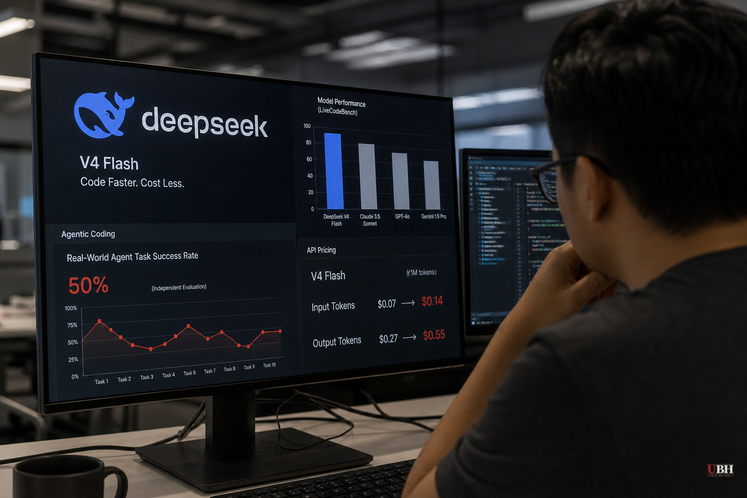 DeepSeek's Cheap 'Monster' Model Fails Half Its Real-World Agent Tasks, Then Gets a Price Hike