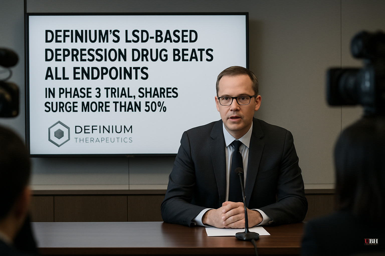 Definium's LSD-Based Depression Drug Beats All Endpoints in Phase 3 Trial, Shares Surge More Than 50%