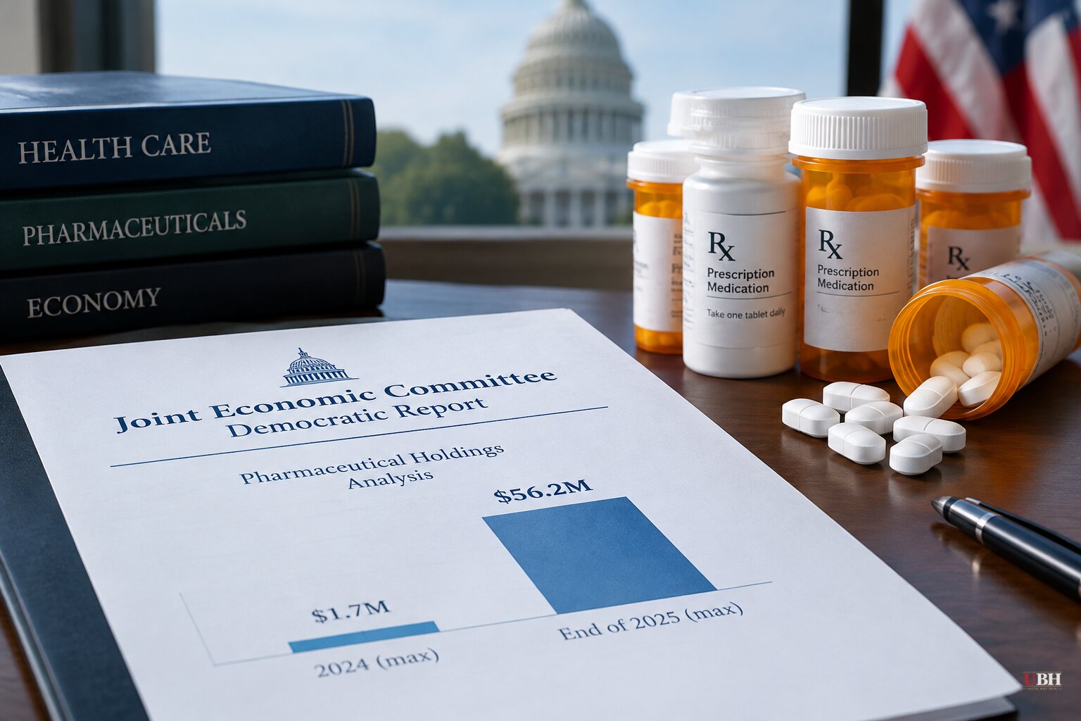 Democrats' Report: Trump Portfolio's Pharma Stock Holdings Rose to as Much as $56.2 Million; White House Denies Conflict