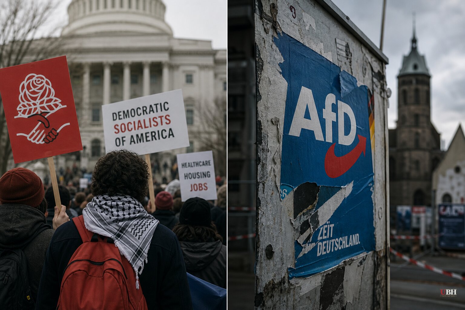 Democrats' Socialist Wing and Germany's Far-Right AfD Are Both Testing Party Firewalls This Fall