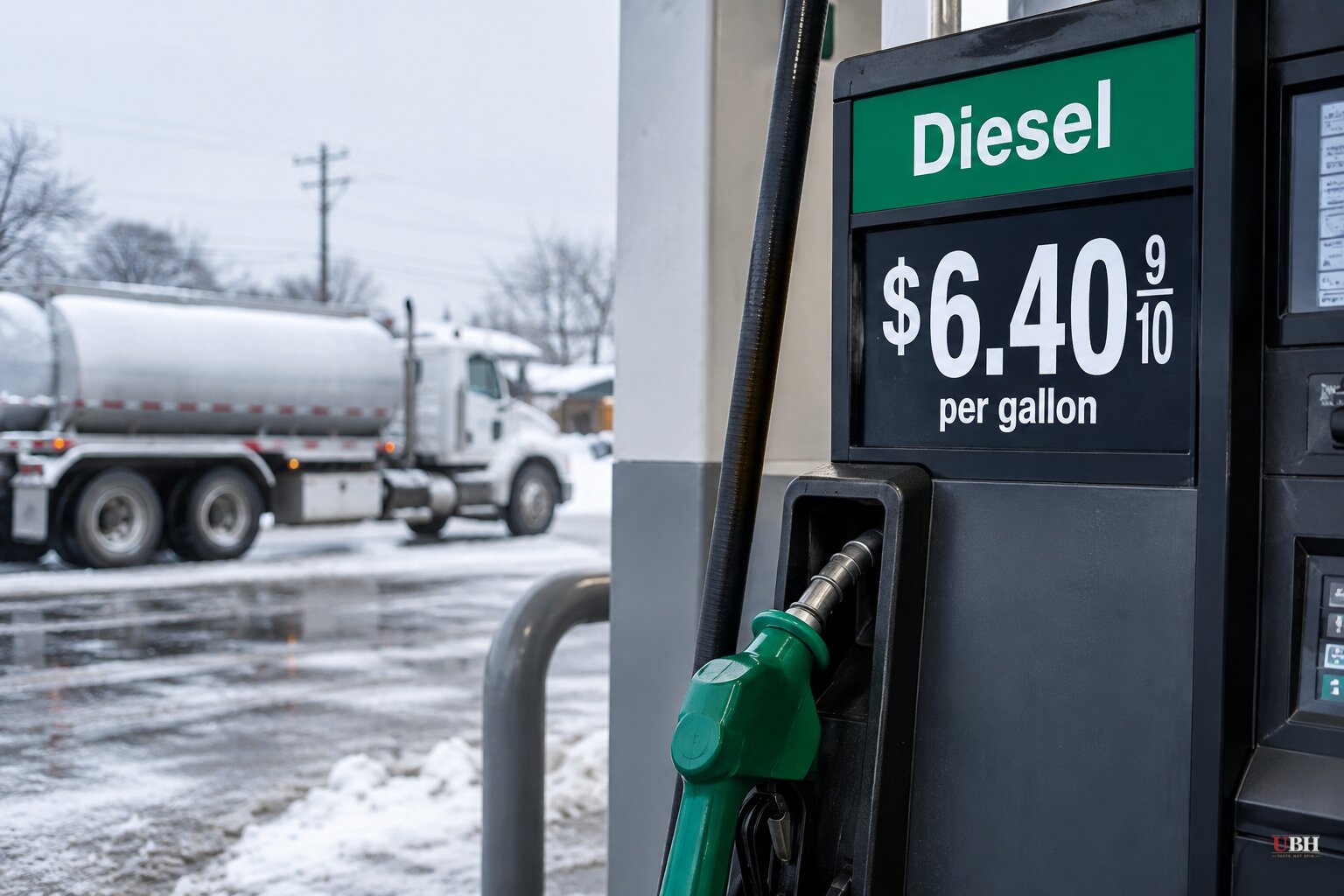 Diesel Hits Record $6.40 a Gallon as Winter Heating Oil Bills Are Forecast to Jump 31%
