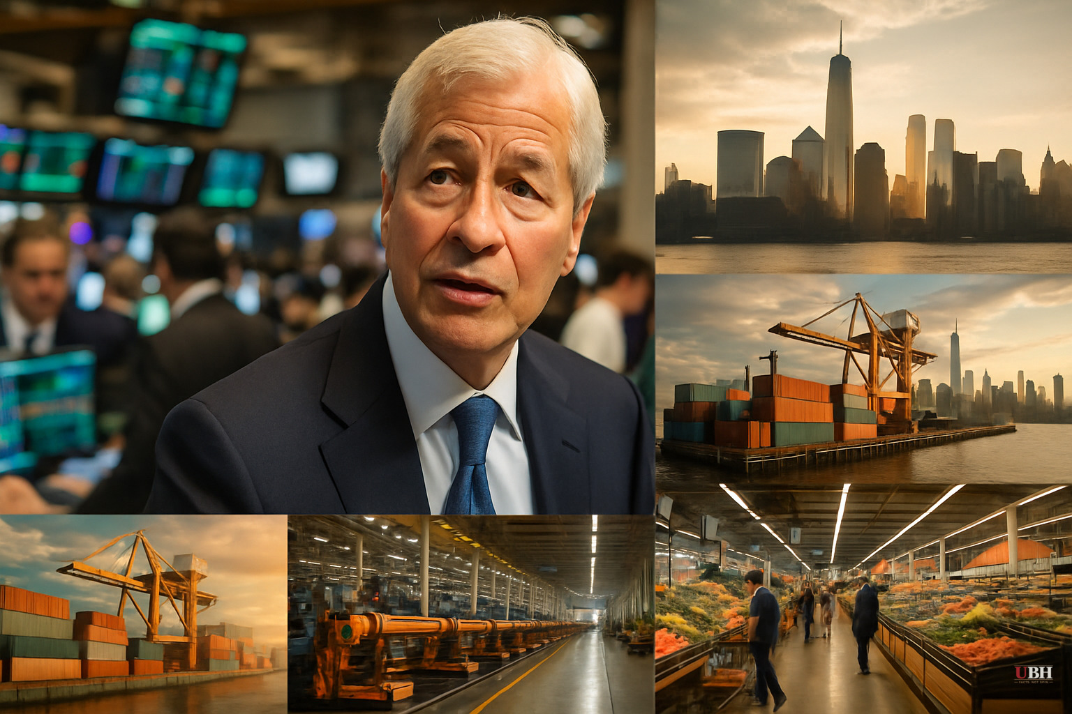 Dimon Shifts Focus From UK Tax Fight to U.S. Bond Crisis Warning and Higher-for-Longer Rates