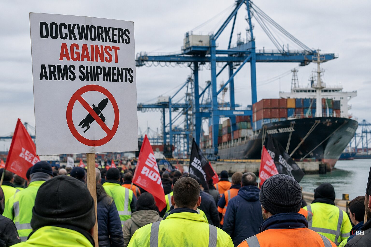 Dockworkers Strike at 113 Ports in 22 Countries Over Arms Shipments, Wages and War