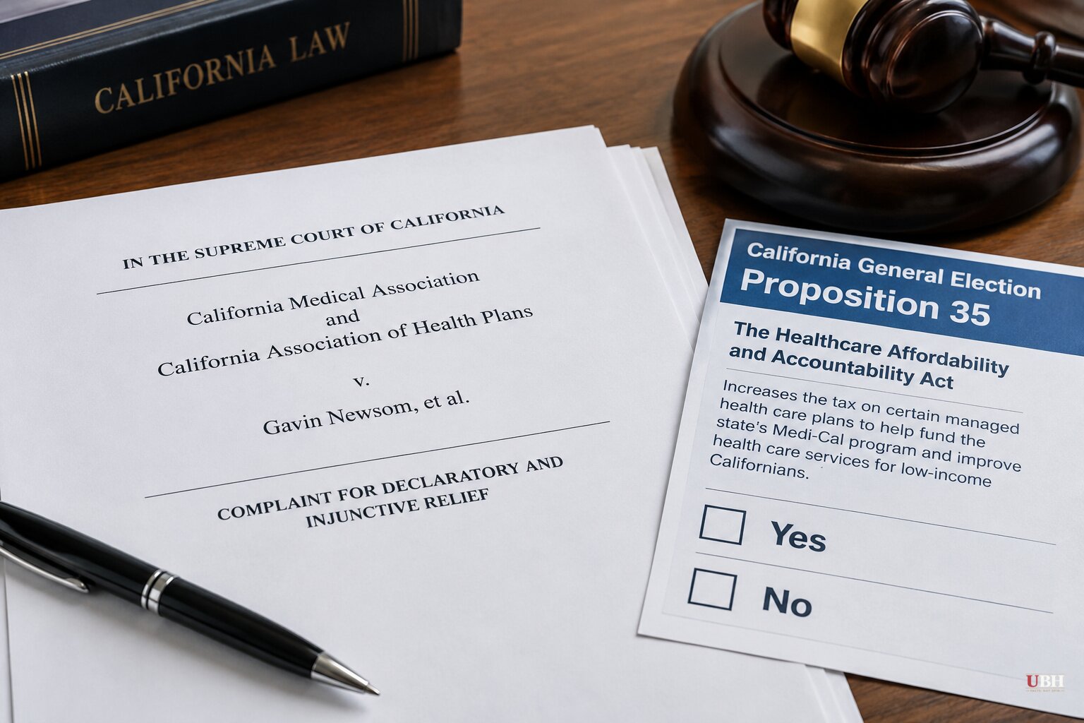 Doctors and Health Insurers Sue Newsom Over Health Plan Tax Increase, Citing Voter-Approved Prop 35