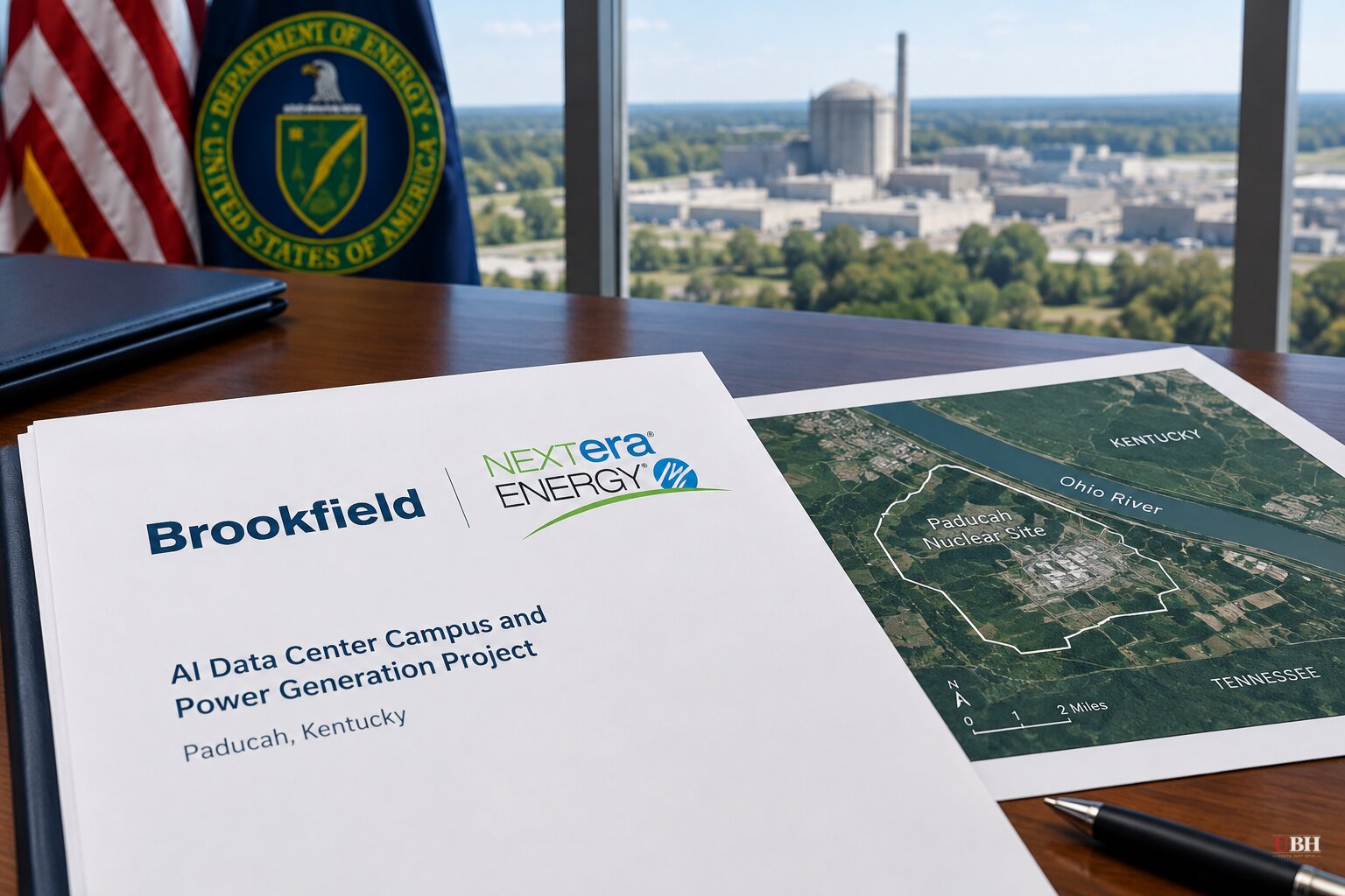 DOE Picks Brookfield and NextEra for $100 Billion AI Campus at Paducah Nuclear Site, Deals Still Unsigned