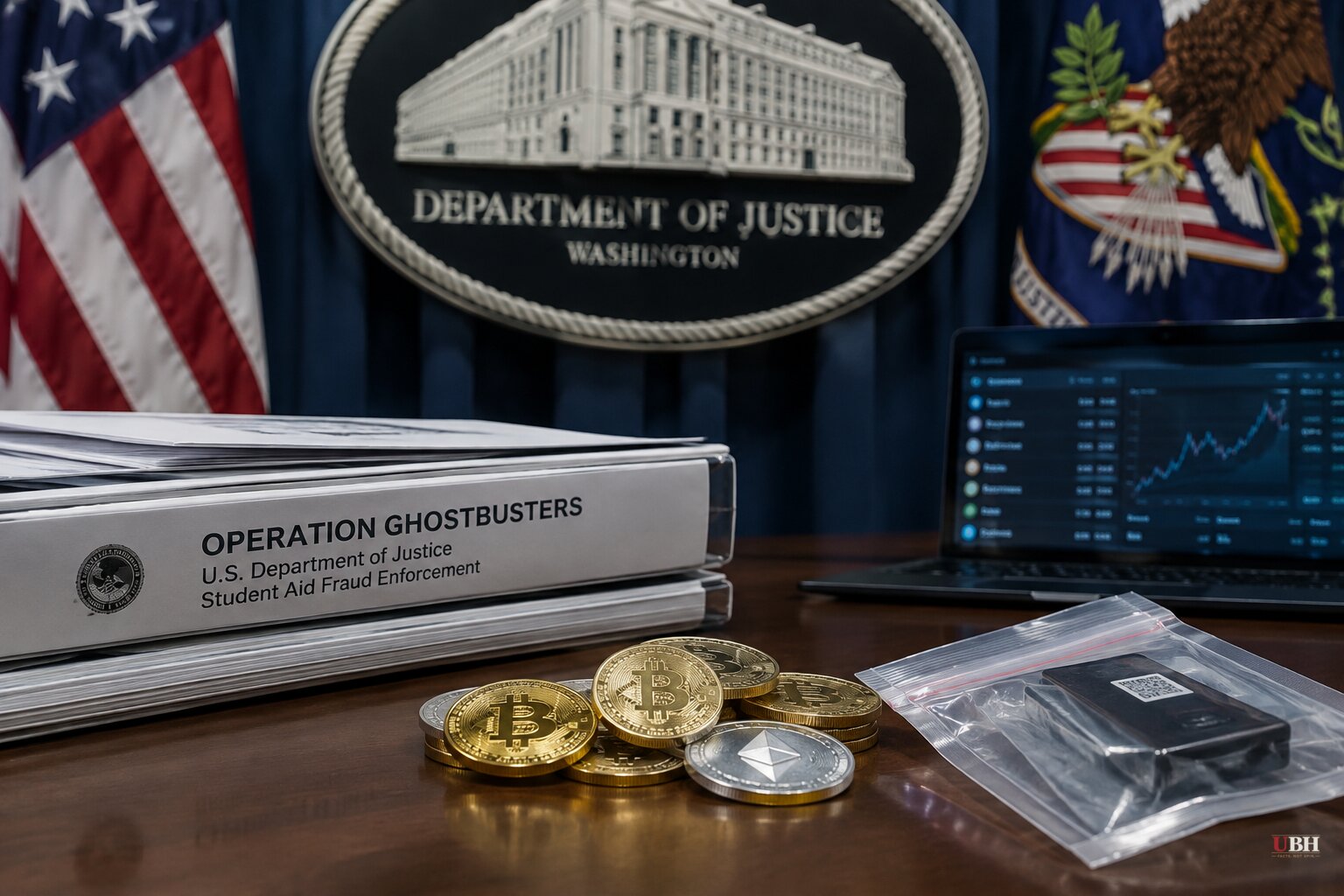 DOJ Charges Five and Seizes $750,000 in Crypto in 'Operation Ghostbusters' Student-Aid Fraud Crackdown