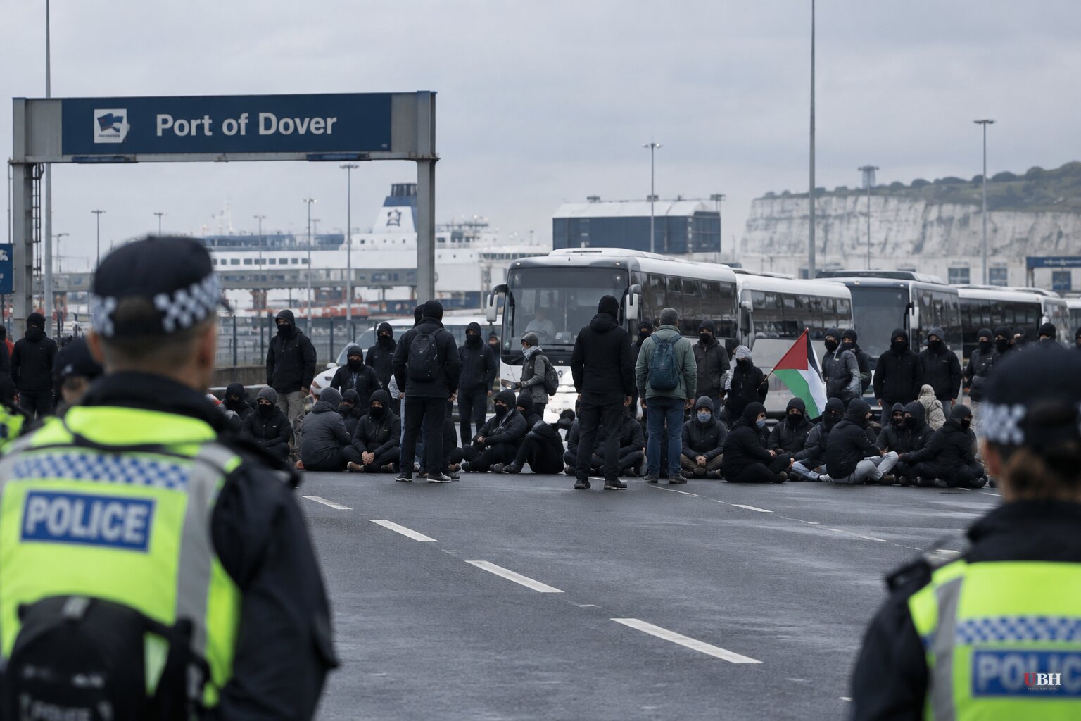 Dover and Portsmouth Migrant Blockades Expose UK Policing Gaps as Masked Group Vows More Action