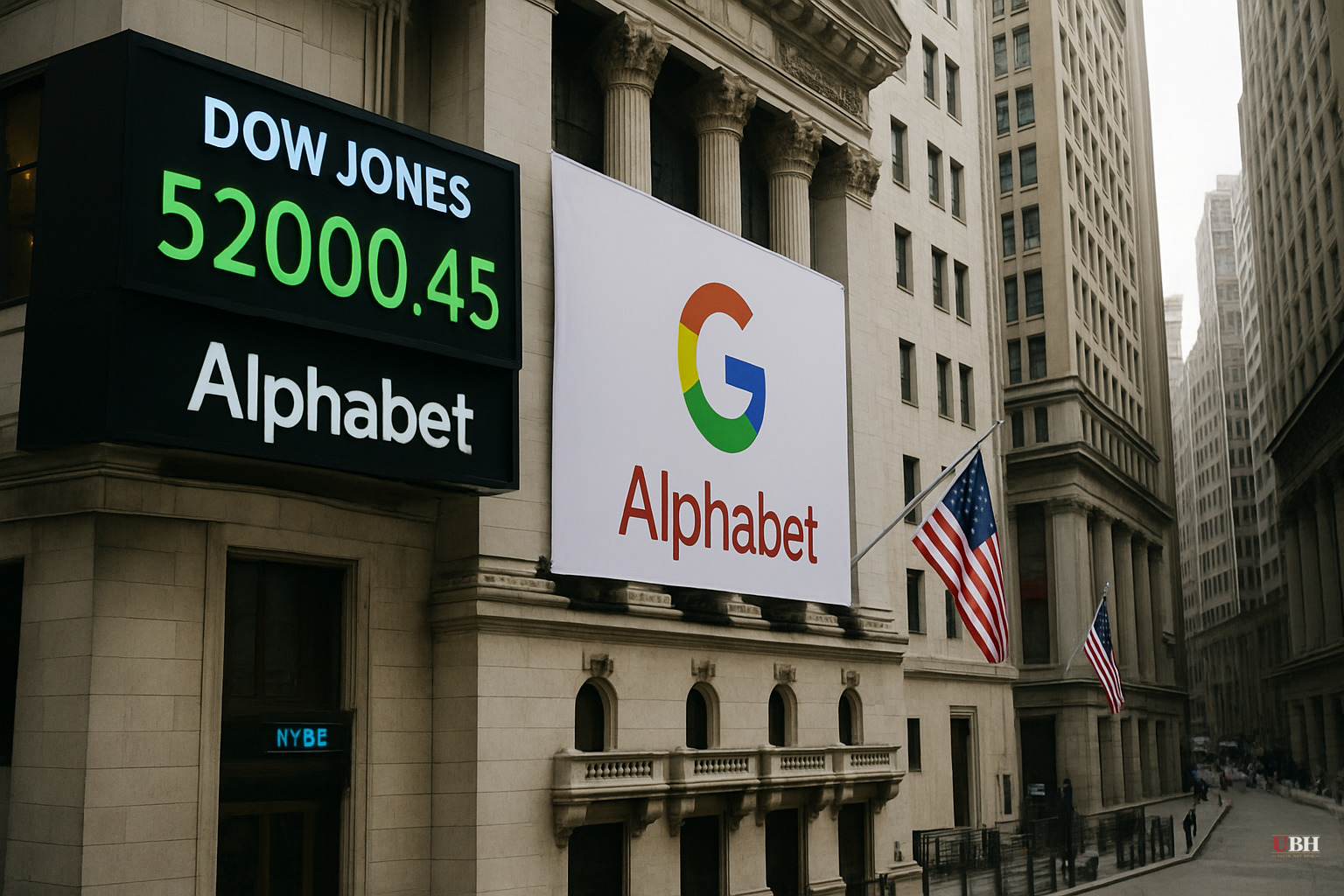 Dow Closes Above 52,000 for the First Time, Powered by Alphabet's Dow Debut and U.S.-Iran Ceasefire