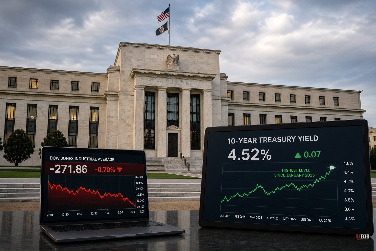 Dow Sheds 272 Points as Blowout Jobs Report Pushes Fed Rate-Hike Odds Toward 60%