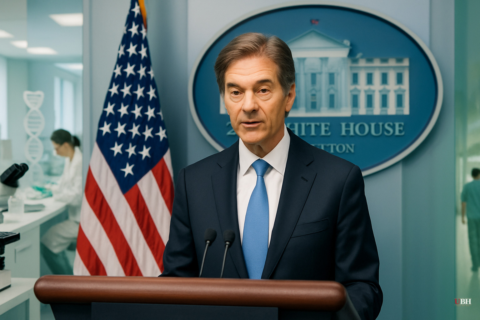 Dr. Mehmet Oz Takes White House Briefing Podium to Defend New Medicaid Work Requirements