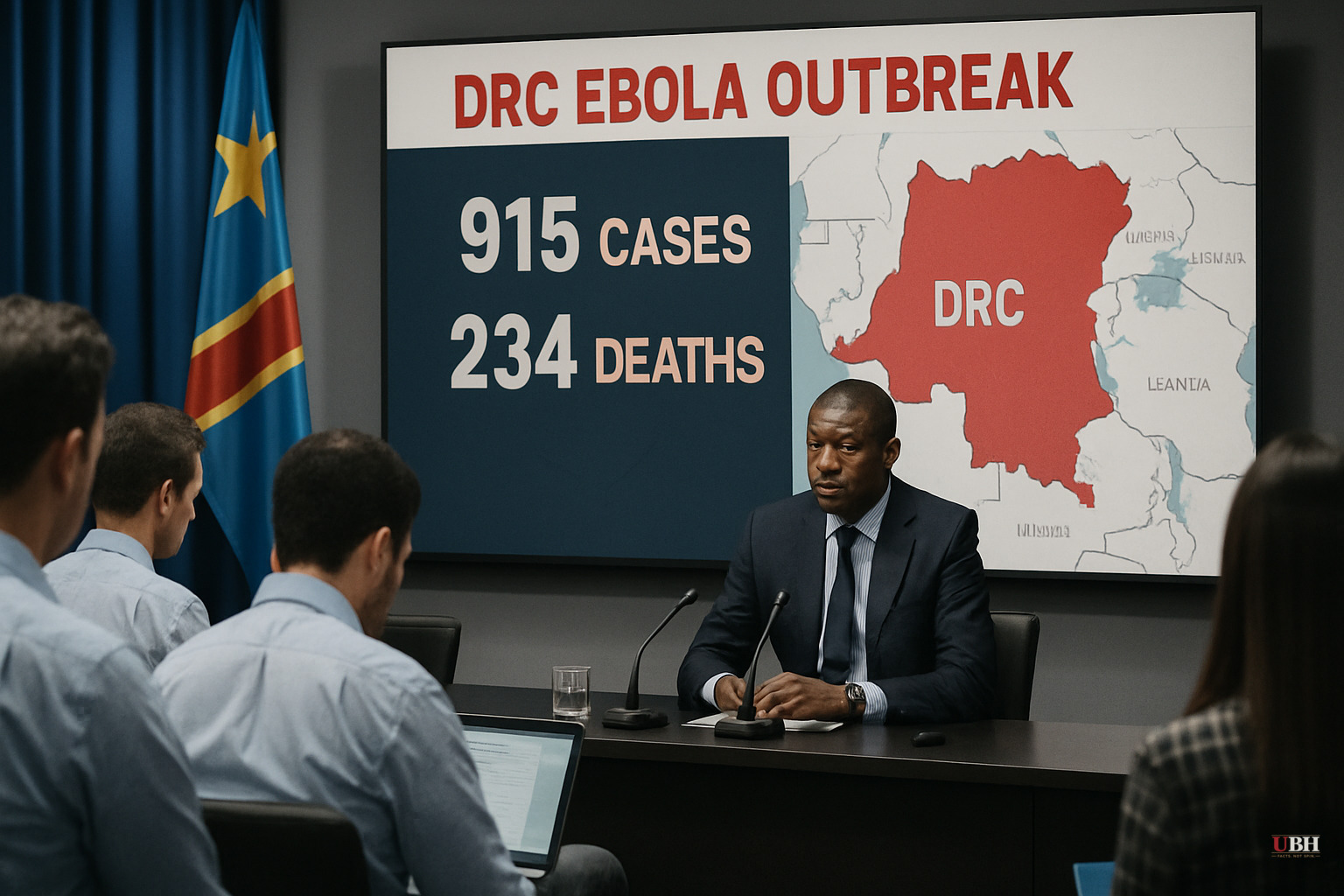 DRC Ebola Outbreak Reaches 915 Cases and 234 Deaths as Abducted Six-Year-Old Patient Is Found Alive