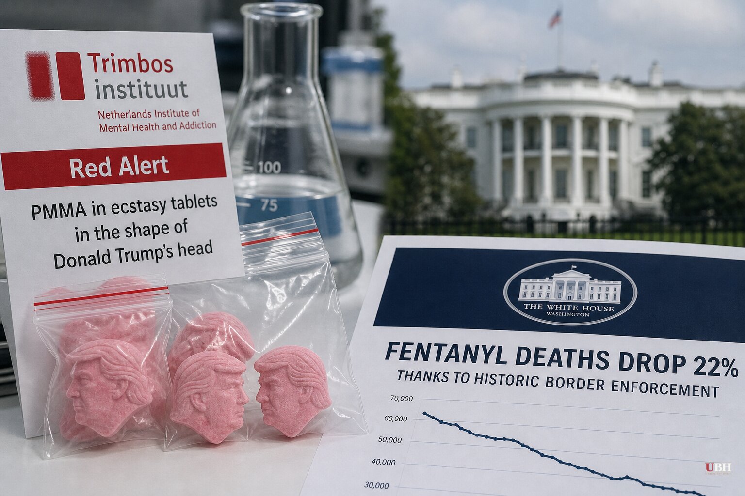 Dutch Institute Warns of Lethal Trump-Shaped Ecstasy Pills as White House Touts 22% Drop in Fentanyl Deaths