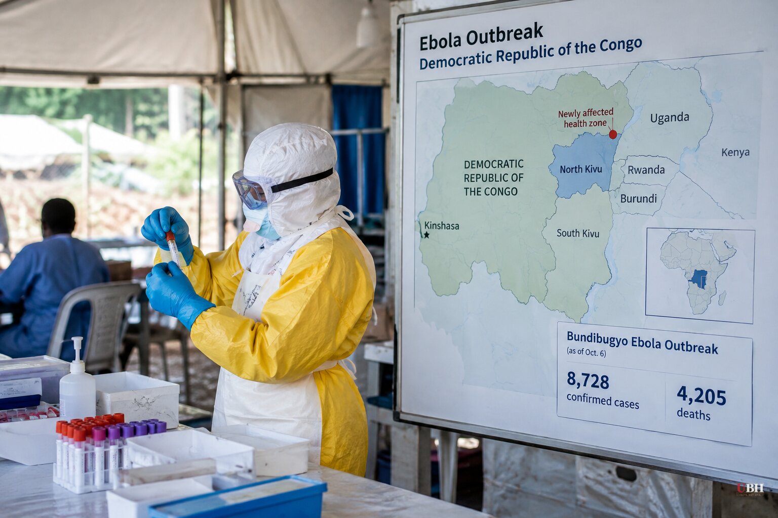 Ebola Outbreak Hits 8,728 Confirmed Cases in Congo as Kenya Reports Imported Death