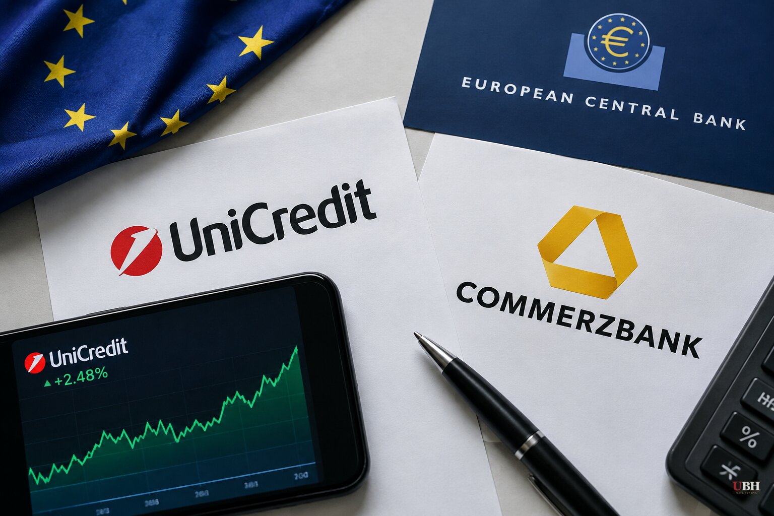ECB Clears UniCredit to Cross 30% Threshold in Commerzbank, Control Expected by Year-End