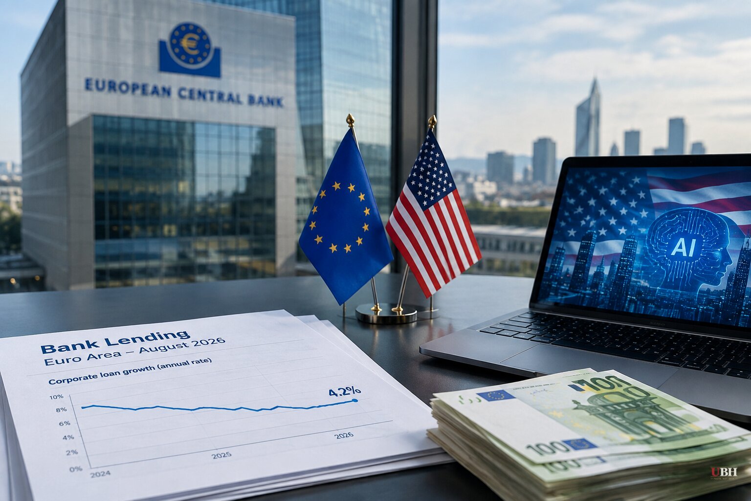 ECB Data Shows European Business Lending Cooling as Lagarde Warns Europe Is Financing America's AI Boom